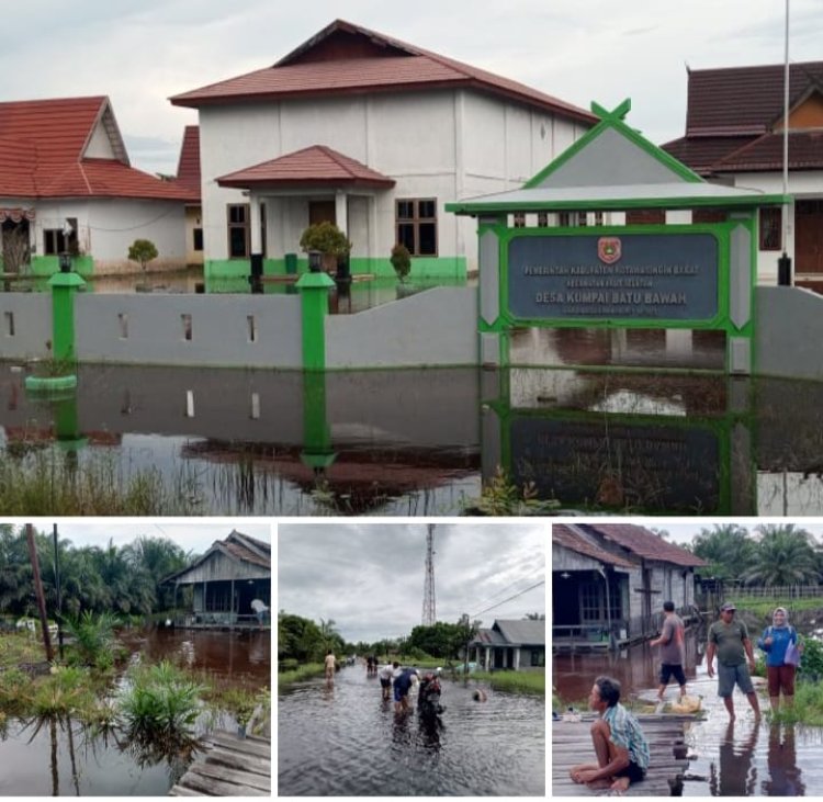 BANJIR MELANDA KOTA MANIS PANGKALAN BUN