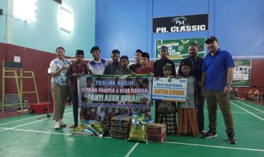 " KEMERIAHAN OLAHRAGA DAN KEPEDULIAN SOSIAL DI GOR PUTRA MANDIRI MITRA PASUNDAN DALAM SEPTEMBER CERIA FUN BADMINTON " 