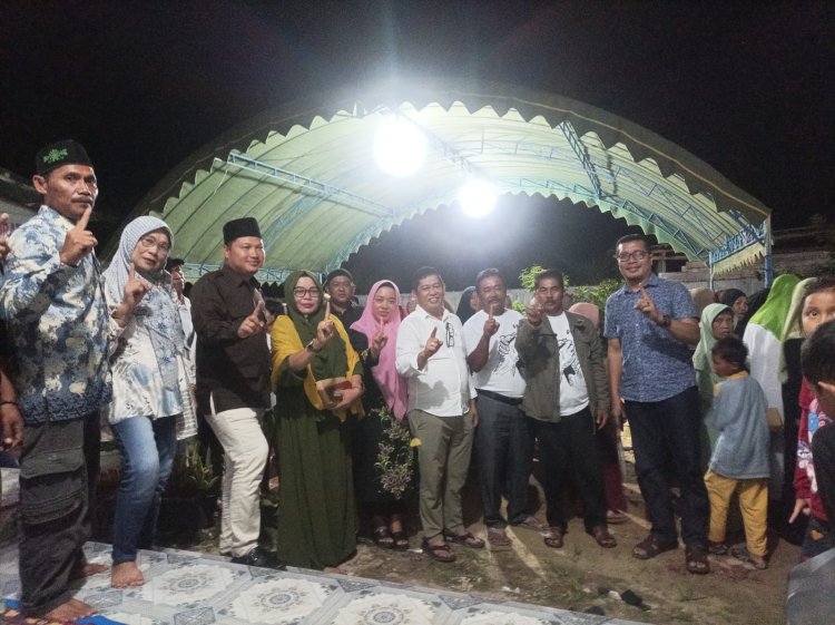 " MENYAPA WARGA KECAMATAN PANGKALAN BANTENG : RAHMAT HIDAYAT SERUKAN AKSELERASI PEMBANGUNAN DALAM KAMPANYENYA " 