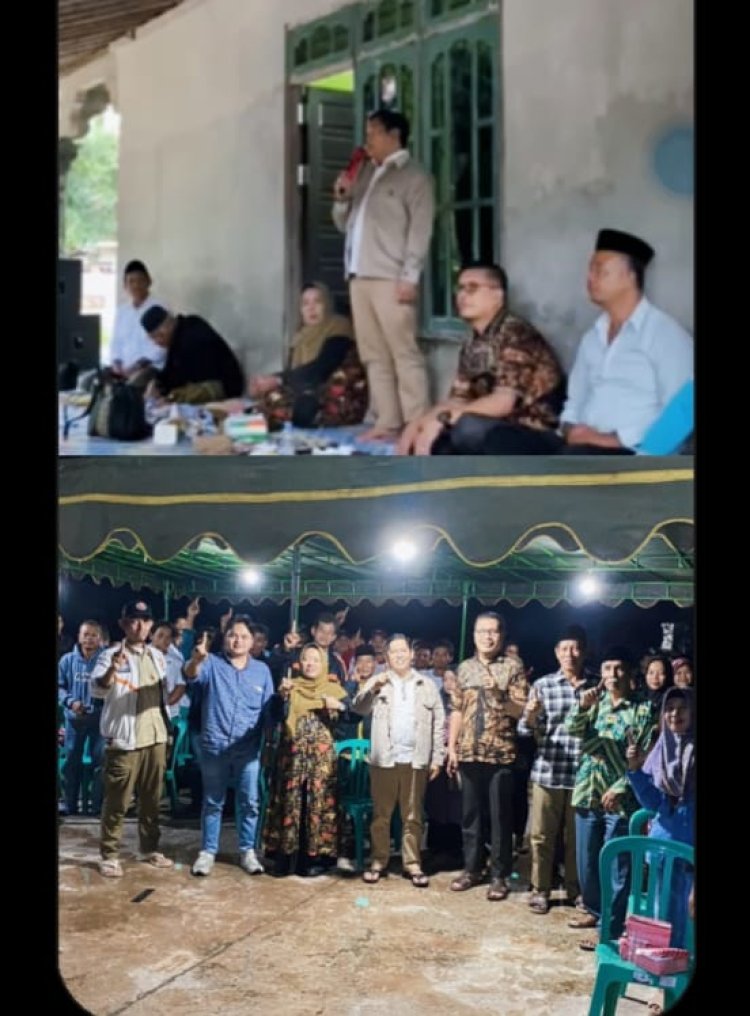 " RAHMAT HIDAYAT PERTEGAS KOMITMEN DI KAMPANYE MARATON, SAMBANGI  DESA SUNGAI MELAWEN DAN PURBASARI KECAMATAN PANGKALAN LADA " 