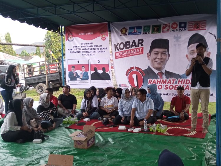 " HUJAN DERAS TAK SURUTKAN SEMANGAT ! KAMPANYE DIALOGIS RAHMAT HIDAYAT DI PASIR PANJANG, KOBARKAN HARAPAN PERUBAHAN " 