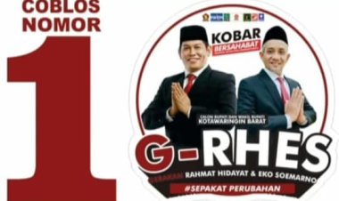 " SURVEI CHARTA POLITIKA : RAHMAT HIDAYAT DAN EKO SOEMARNO PIMPIN ELEKTABILITAS PILKADA KOBAR DENGAN 48 PERSEN BUKTI KEPERCAYAAN MASYARAKAT " 