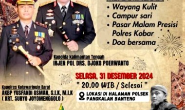 " SPEKTAKULER ! PESONA WAYANG KULIT DAN CAHAYA 1000 LAMPION HIASI GEBYAR MALAM TAHUN BARU 2025 DI PANGKALAN BANTENG " 