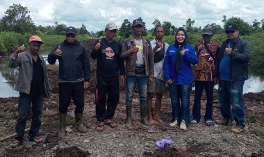 " JALAN ALTERNATIF DESA RANGDA KINI TERBUKA HINGGA KM.25 WARGA HARAP DUKUNGAN PEMERINTAH KOBAR " 