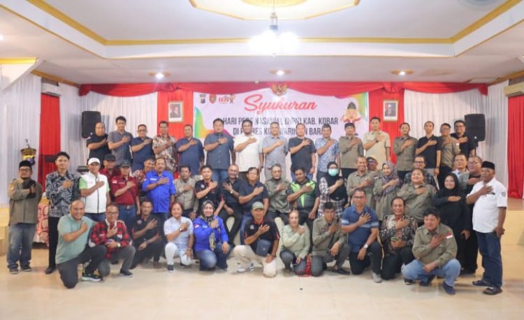 " POLRES KOBAR DAN INSAN PERS BERSATU : PERKUAT SINERGI DAN BANGUN KESADARAN PUBLIK DALAM PERINGATAN HPN 2025 " 