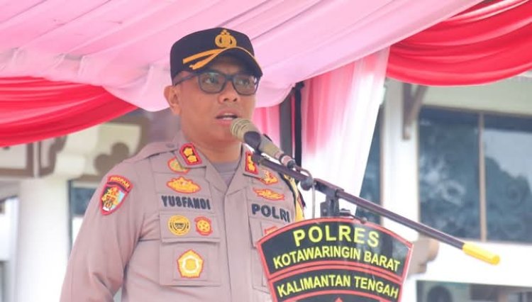 " POLRES KOBAR KERAHKAN 150 PERSONEL, GELAR APEL GABUNGAN DAN PATROLI SKALA BESAR UNTUK PENGAMANAN PELANTIKAN BUPATI DAN WAKIL BUPATI 2025 " 