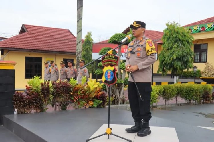 " KAPOLRES KOBAR PERINTAHKAN PERSONEL GENCARKAN PATROLI MAKSIMAL : TEGASKAN KOMITMEN POLRI DALAM MENJAGA KAMTIBMAS DI MOMEN LEBARAN " 