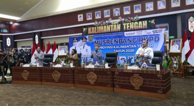 " BUPATI KOBAR HJ. NURHIDAYAH TEGASKAN KOMITMEN SINERGI PUSAT DAN DAERAH DI MUSRENBANG RKPD KALTENG 2026: DUKUNG PENUH VISI INDONESIA EMAS 2045 " 
