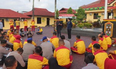 " WUJUD POLISI PRESISI DAN HUMANIS : POLRES KOBAR MANTAPKAN KESIAPSIAGAAN PERSONEL HADAPI SITUASI DARURAT MELALUI PELATIHAN PPGD " 