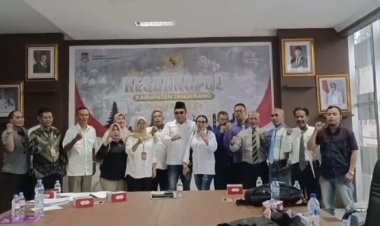 " KETUM LIN ROBI IRAWAN WIRATMOKO DIDAMPINGI DEWAN PENGAWAS DPP DAN TIM PBH SAMBANGI KESBANGPOL KABUPATEN TANGERANG " 