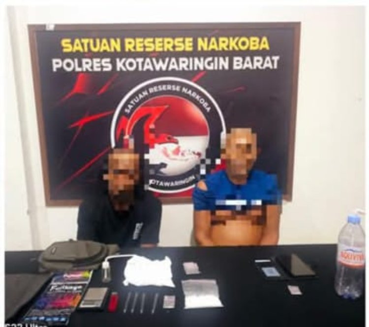 " POLRES KOBAR GEREBEK DUA PENGEDAR SABU DALAM OPERASI KILAT KURANG DARI 24 JAM DI DESA PURBASARI " 